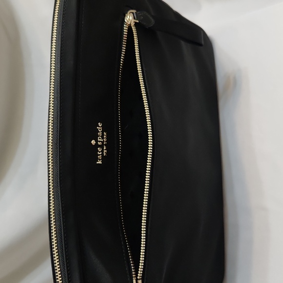 Kate Spade Black Nylon Laptop Sleeve With Strap - Picture 4 of 16